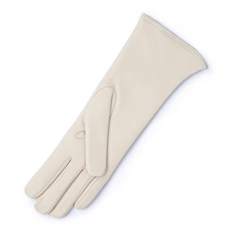 Isabel Bernard Honoré Sylvie cremefarbene Lederhandschuhe aus Ziegenleder IB67004-372-7-zoom-