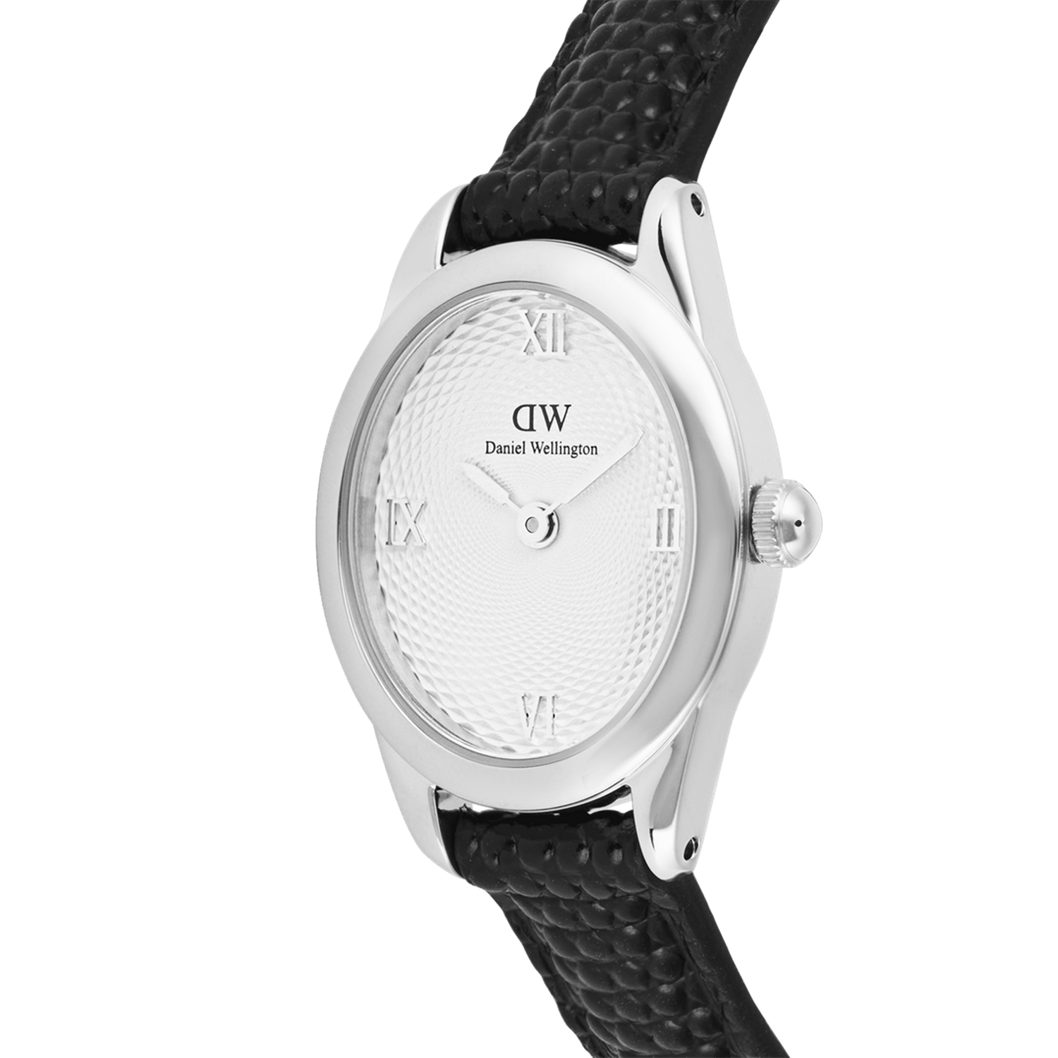 Daniel Wellington Ophelia Mini Black Lizard Silver Women's Watch DW00100887