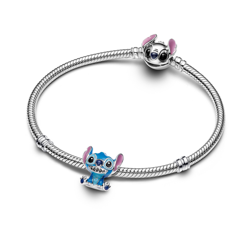 Pandora Collabs 925 Sterling Silver Disney Stitch Charm 793815C01-zoom-