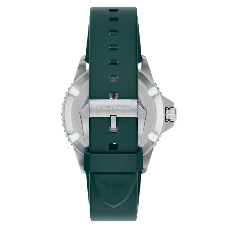 Emporio Armani World Explorer Green Dial Solar Watch AR11786-zoom-