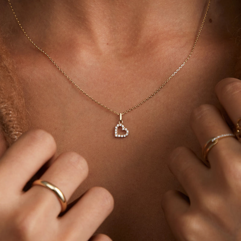 Beloro Jewels Monte Napoleone Valentina 9 karat necklace with zirconia BO340046-zoom-