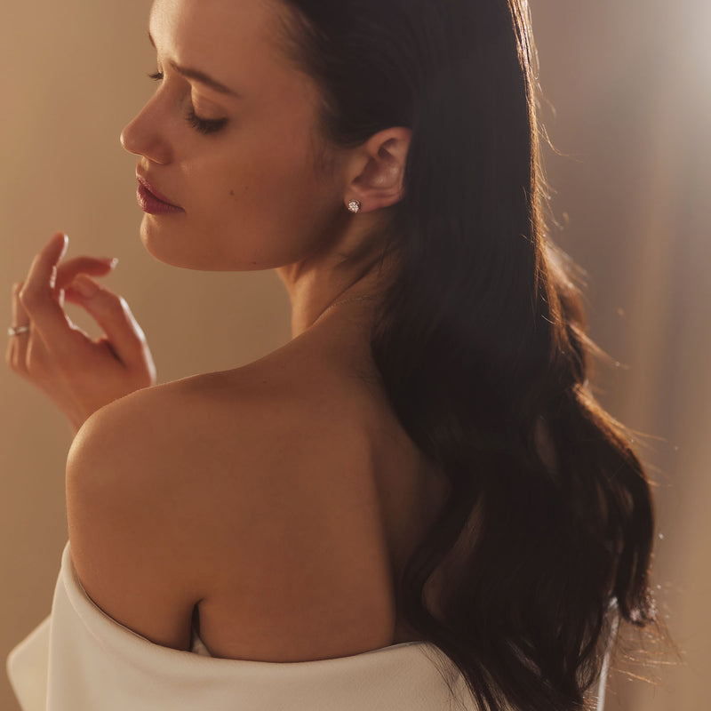 Isabel Bernard De la Paix Hanaé 14 Karat | Gold Ohrstecker | Diamant 0.28 Karat | IBD360013-zoom-