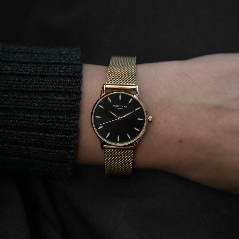 Parte Di Me Orologio rund Damenuhr goldfarben und schwarz PDM09052-zoom-