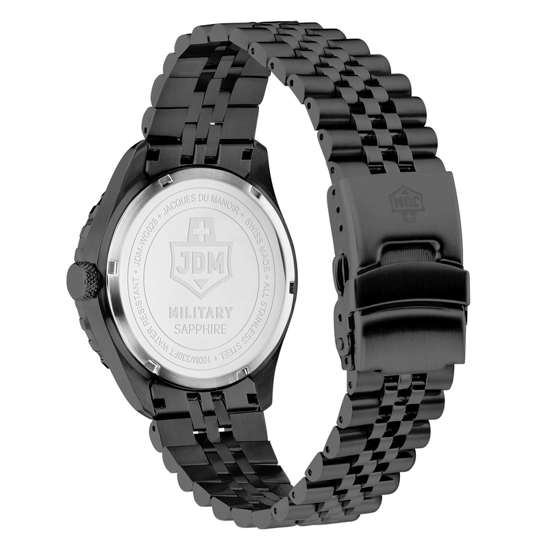 JDM Military Wingman Black Men's Watch JDM-WG028-01-zoom-
