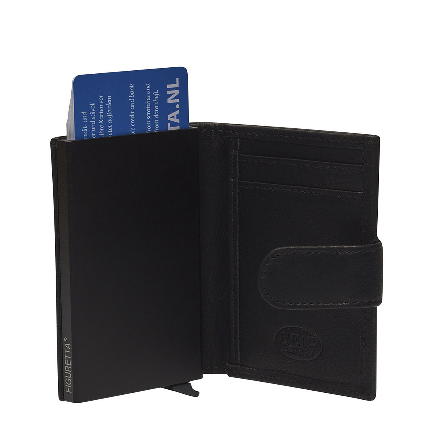 The Chesterfield Brand Black Card Holder C08.045700