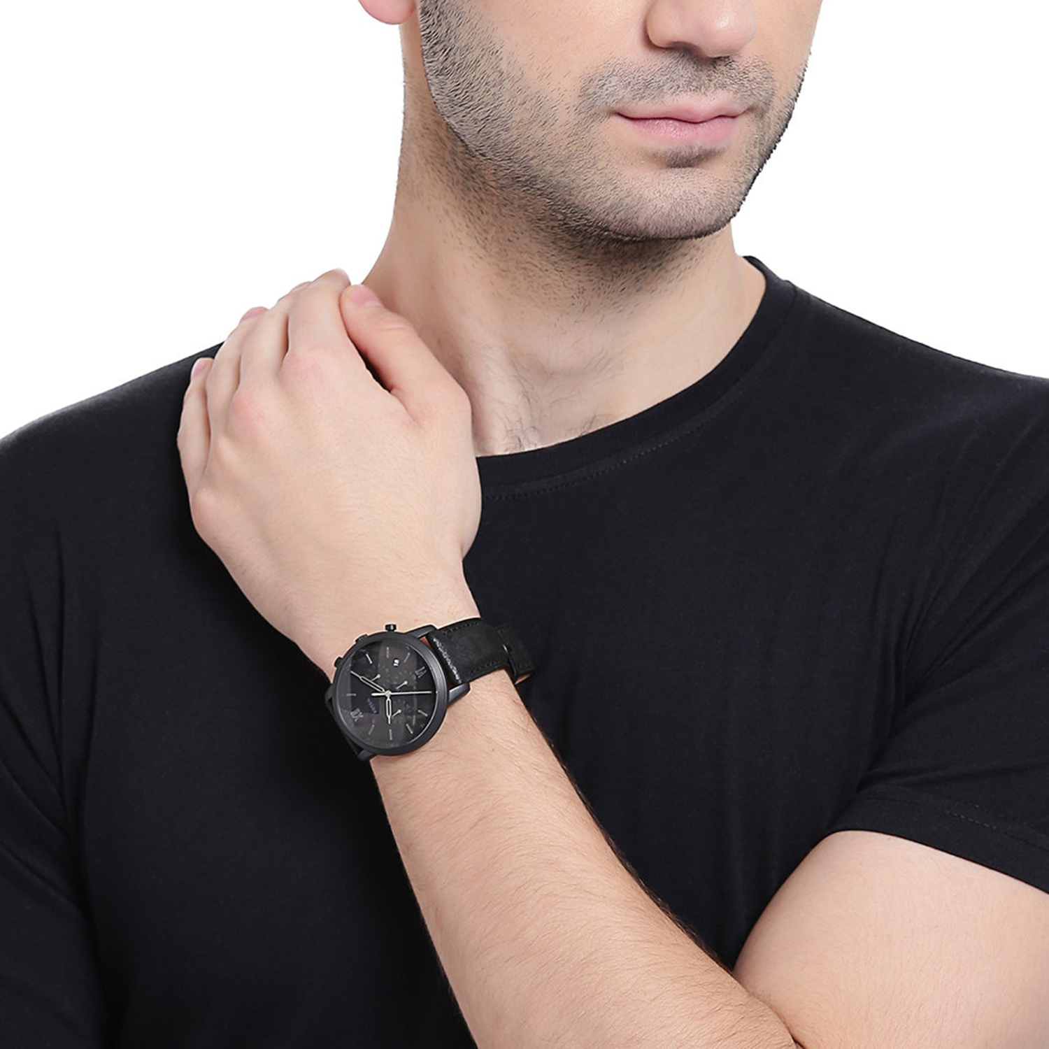 Fossil Neutra Chrono Chronograph Black Men's Watch FS5503