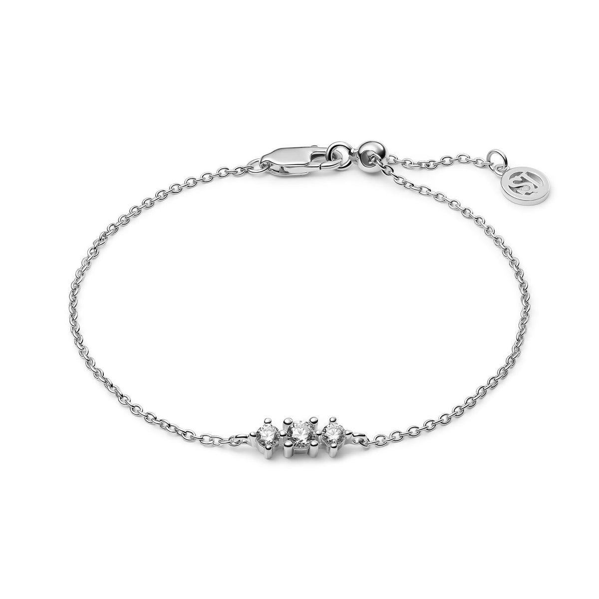 Sif Jakobs 925 Sterling Silver Lucente Tre Bracelet SJ-B2703-CZ