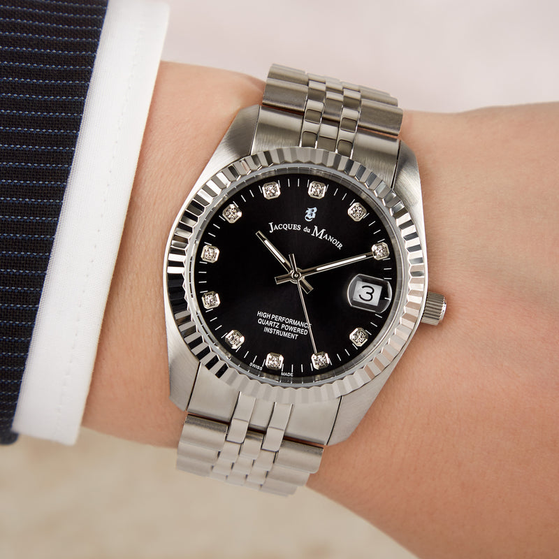 Jacques du Manoir Inspiration damen Uhr Silber NRO.05-zoom-