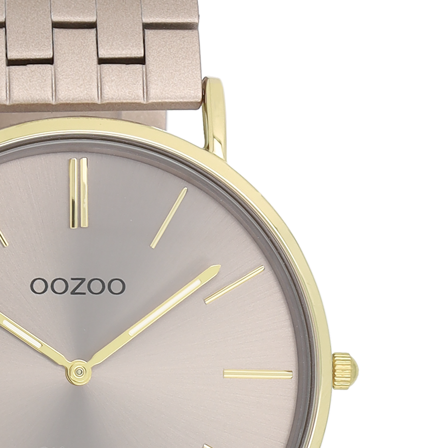 OOZOO Vintage Gold and Taupe Women's Watch C20404