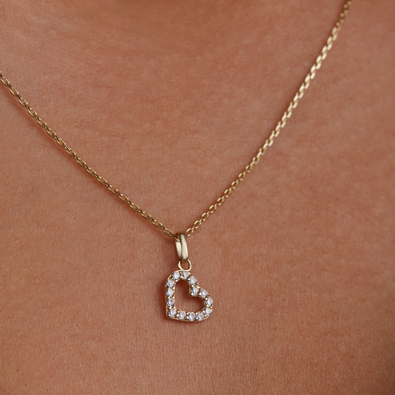 Beloro Jewels Monte Napoleone Valentina 9 karat necklace with zirconia BO340046-zoom-