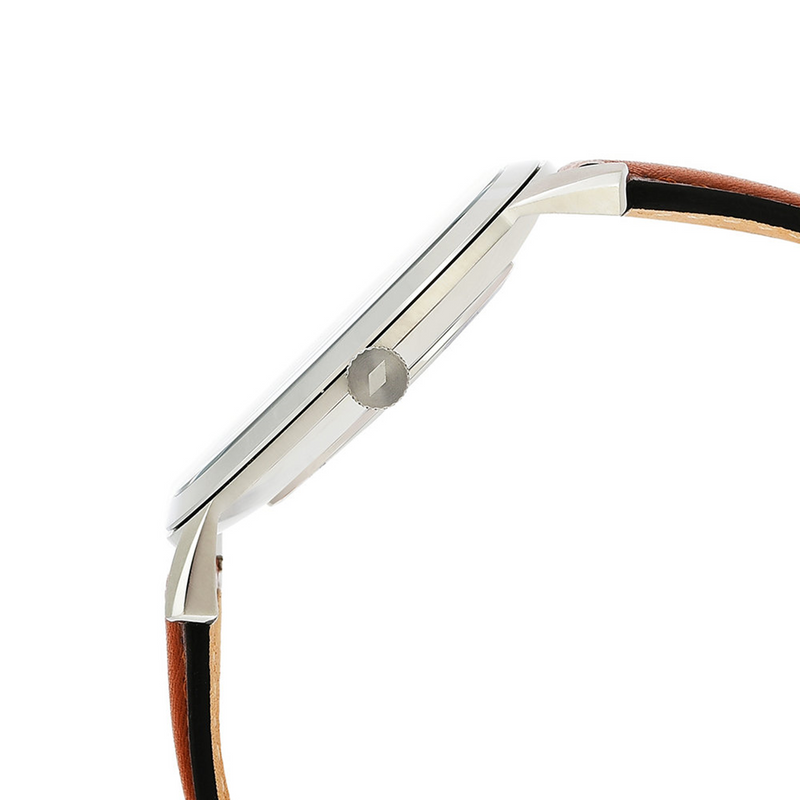 Fossil The Minimalist Silberne Und Blaue Herrenuhr FS5304-zoom-