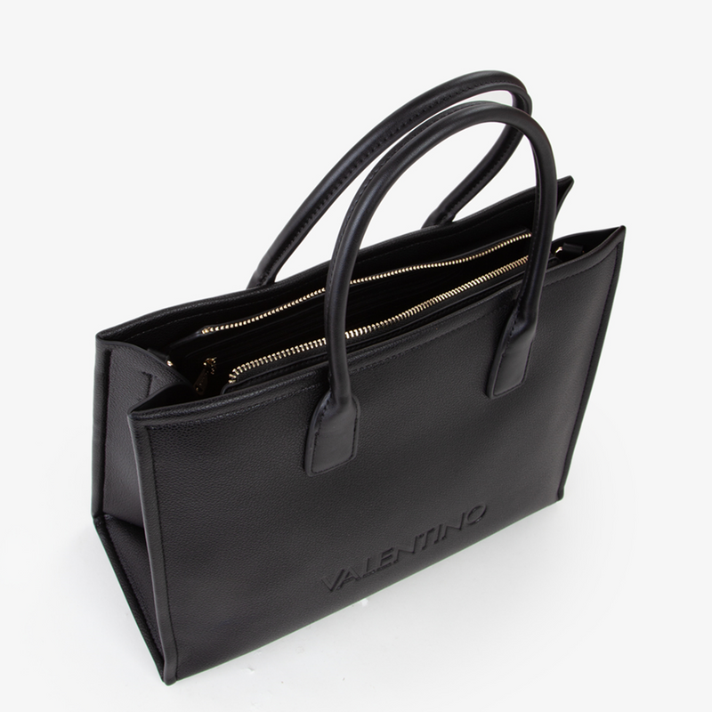 Valentino Bags Wilk Black Shopper VBS9I504NERO-zoom-