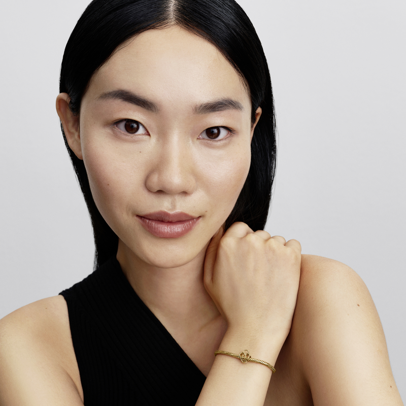 Pandora Moments Gold Plated Openwork Heart Padlock Charm 764358C00-zoom-