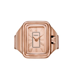 Fossil Raquel Rose gold Watch ring ES5345
