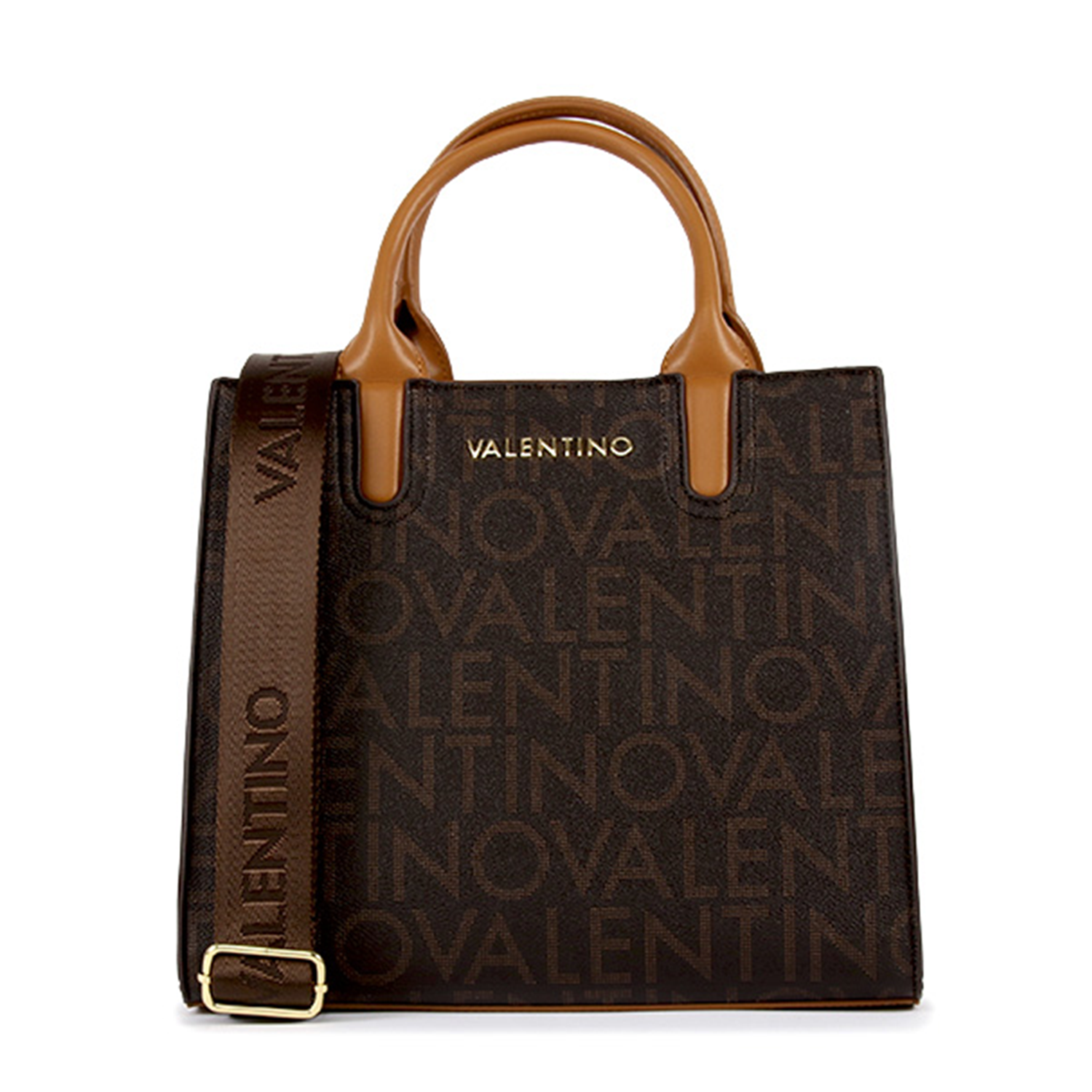 Valentino Bags Regina Re Brown Handbag VBS9IS04MORO/NATURALE