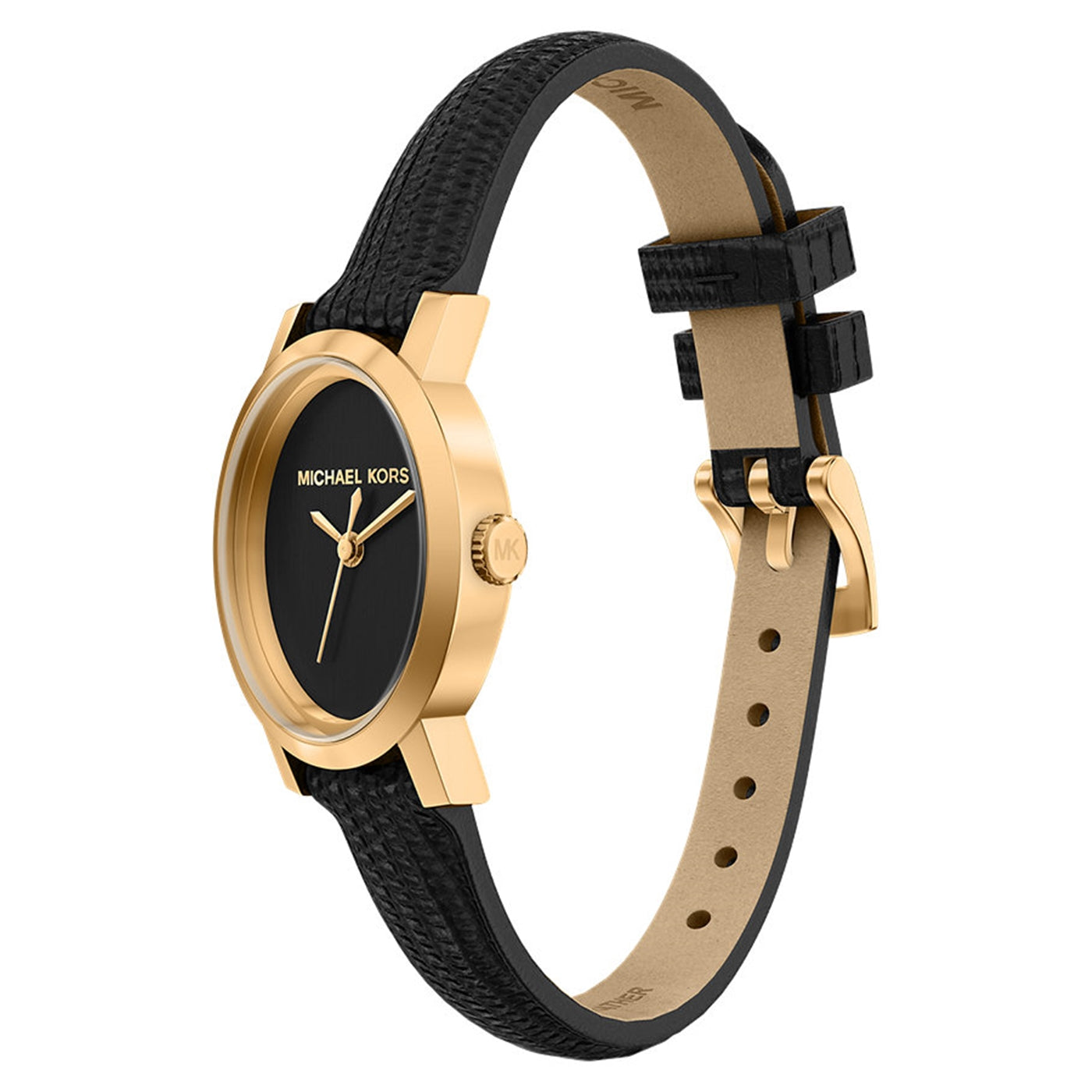 Michael Kors Maude Oval Black Dial Watch MK7585