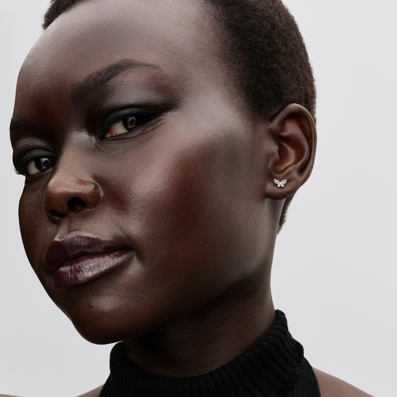 Pandora Timeless 925 Sterling Silver Butterfly Stud Earrings 294263C01-zoom-