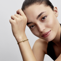 Pandora Moments Gold Plated Skull Mini Charm 764518C00