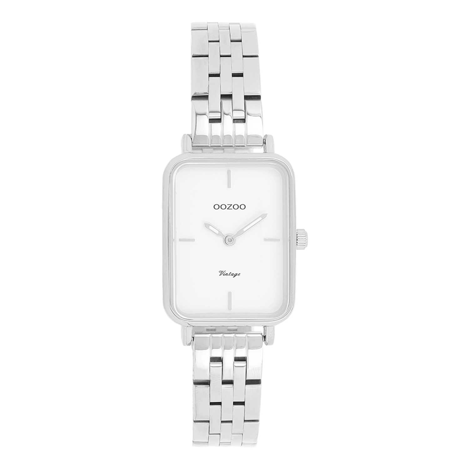 OOZOO Vintage Silver and White Women's Watch C20416