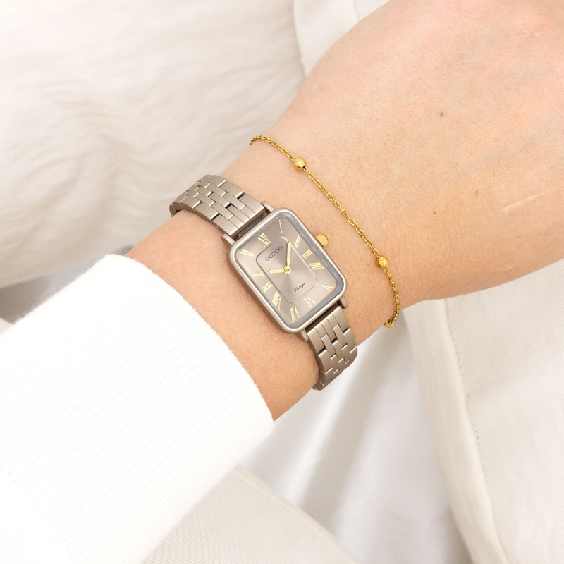 OOZOO Vintage Taupefarbene Damenuhr C20412-zoom-