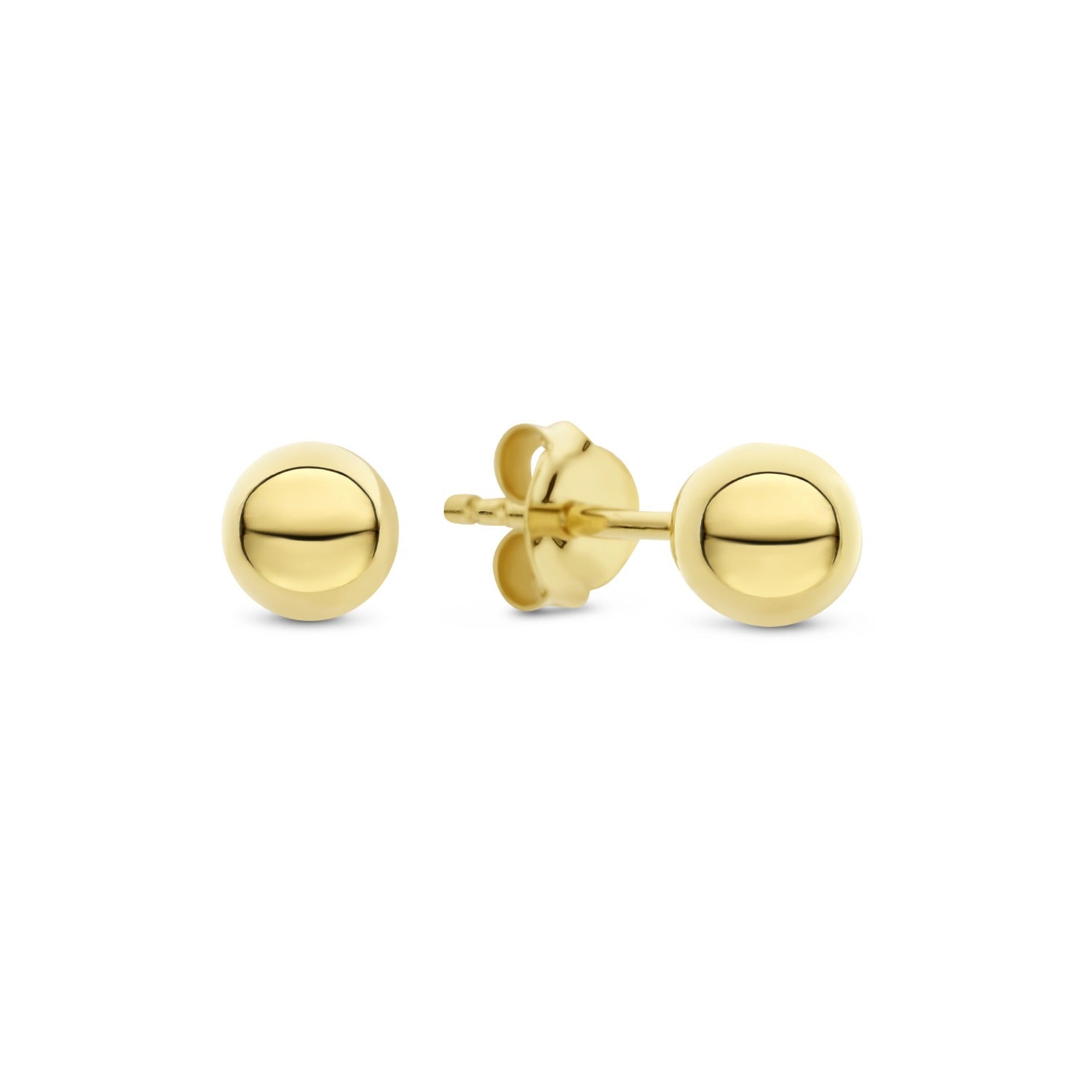 Parte Di Me Bibbiena Poppi Casentino 925 Sterling Silver Gold Plated Ear Studs PDM36166