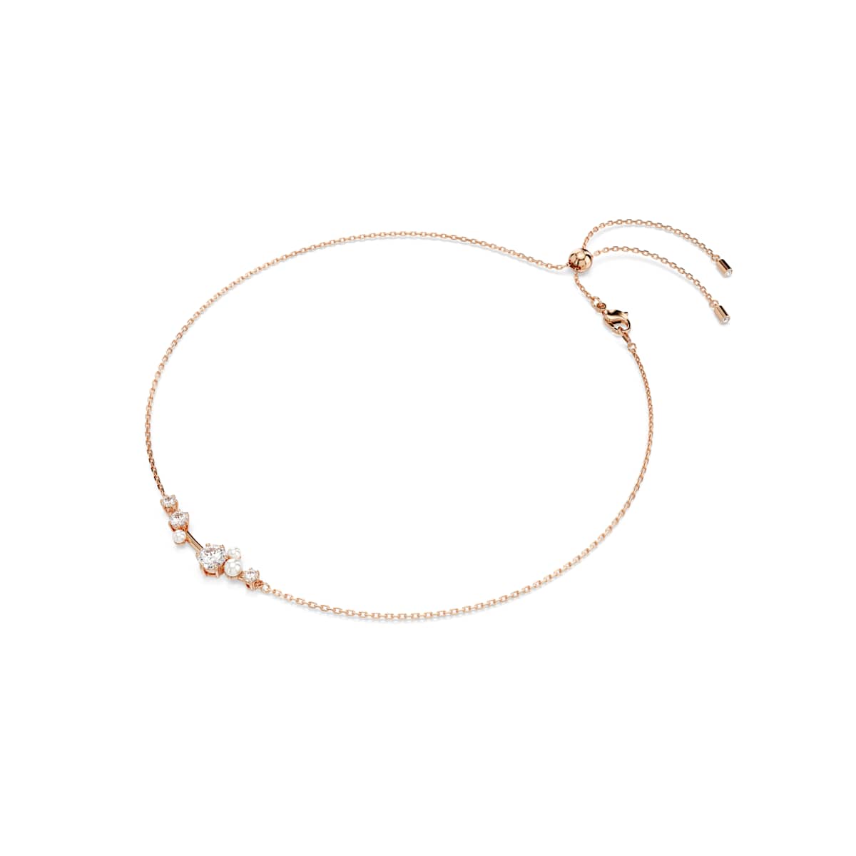 Swarovski Constella Rose Gold Coloured Necklace 5729504