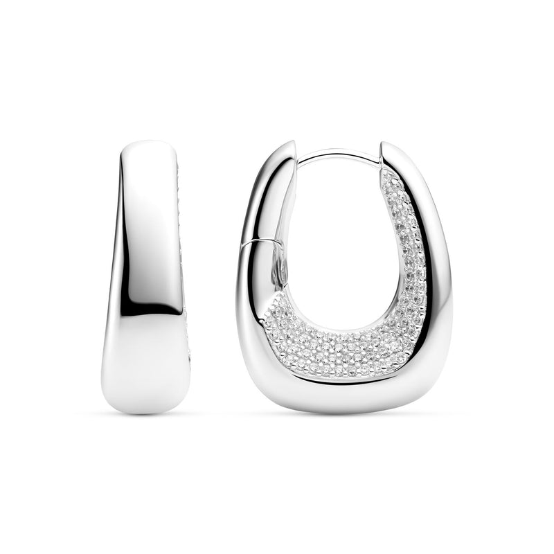 Sif Jakobs 925 Sterling Silver Borsa Grande Earrings SJ-E2621-CZ-zoom-