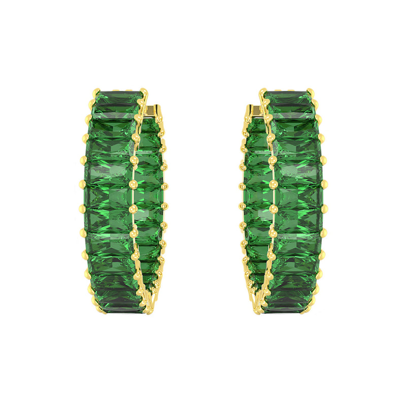 Swarovski Matrix Goldfarbene Ohrringe 5658651-zoom-