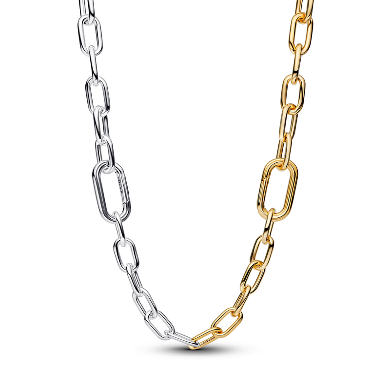Pandora ME Gold Plated Two-Tone Link Chain 364343C00-45-zoom-