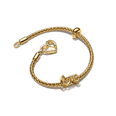 Pandora Love Gold coloured Love Charm 763055C00