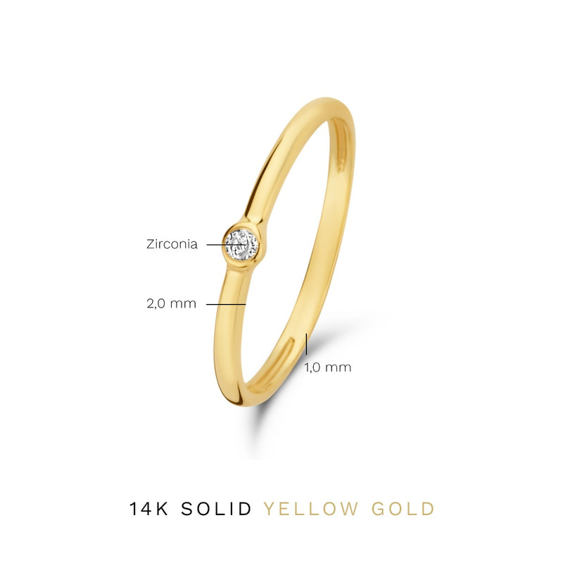 Isabel Bernard Rivoli Aélys 14 Karat | Gold Ring IB330076-52-zoom-