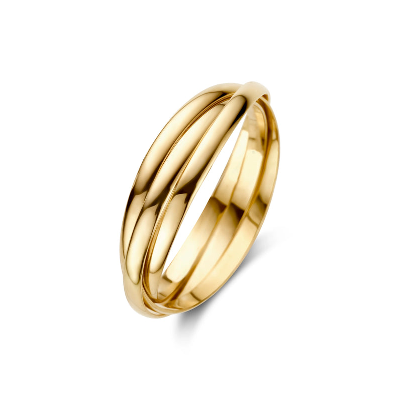 Isabel Bernard Rivoli Méline 14 Karat | Gold Trinity Ring IB330078-60-zoom-