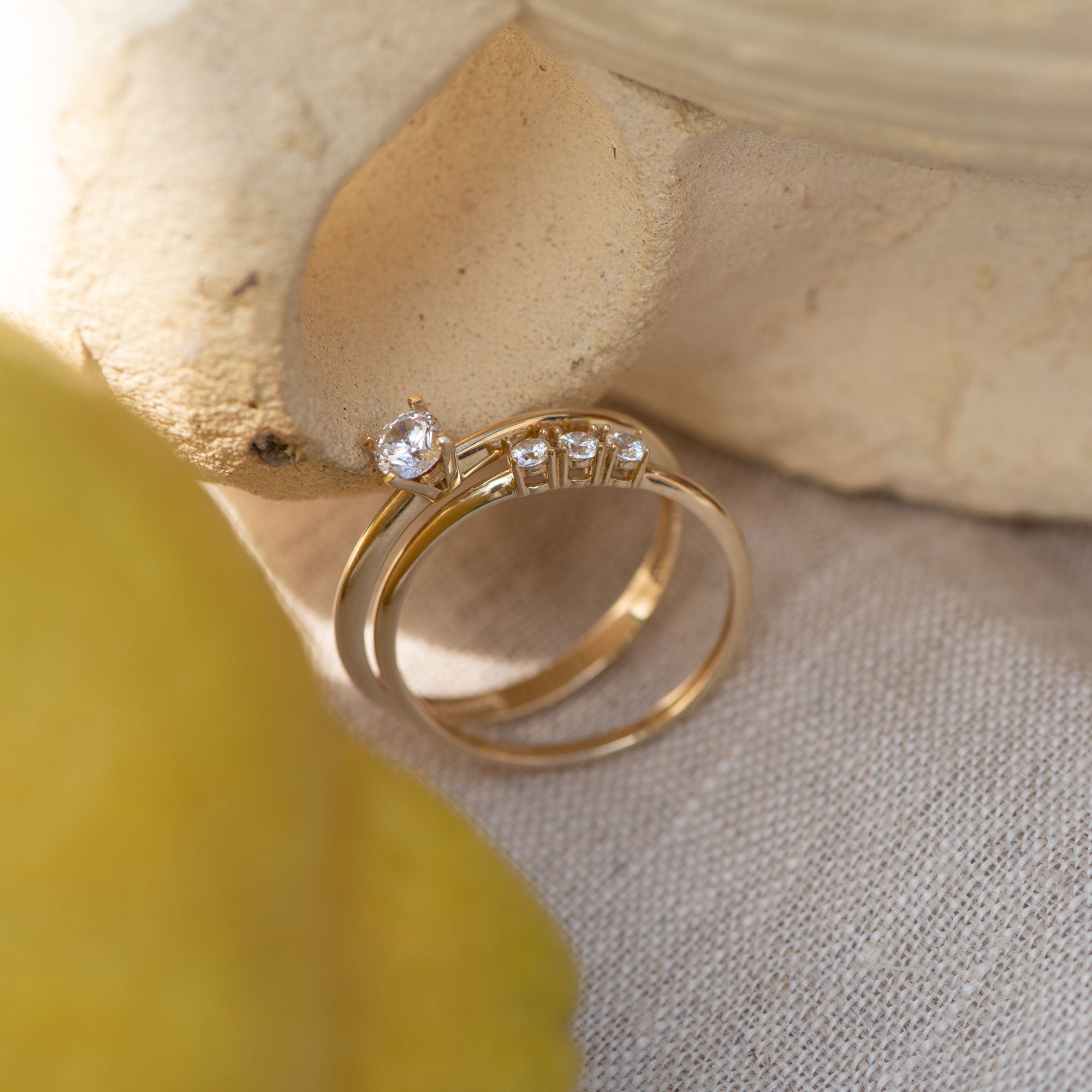 Beloro Jewels Monte Napoleone Stella 9 carat gold Ring BO330003-56