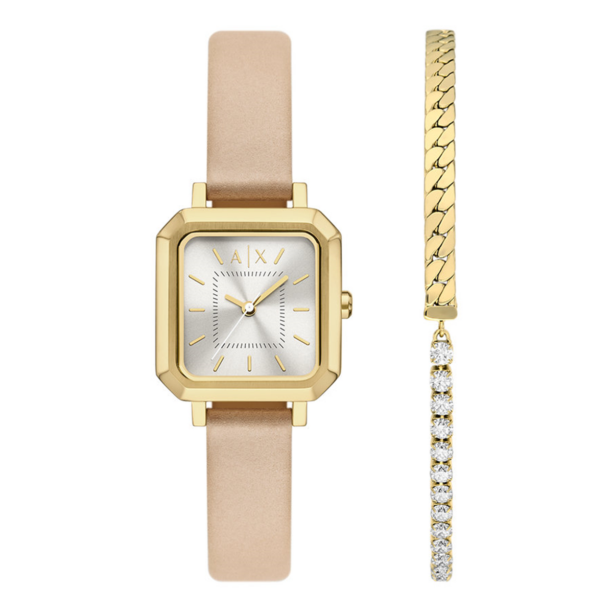 Armani Exchange Gold Women's Watch AX7172SET