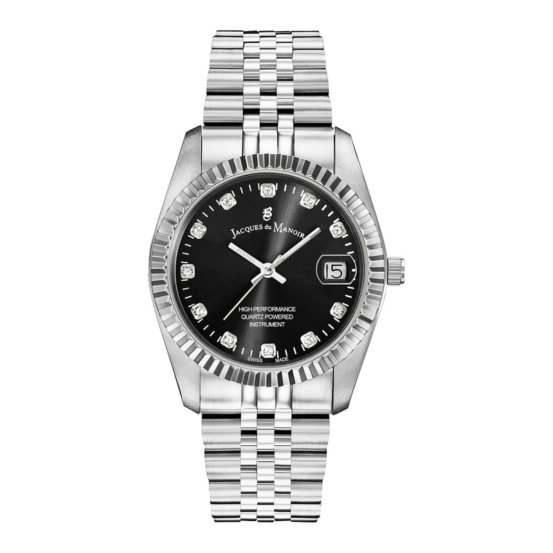 Jacques du Manoir Inspiration damen Uhr Silber NRO.05-zoom-