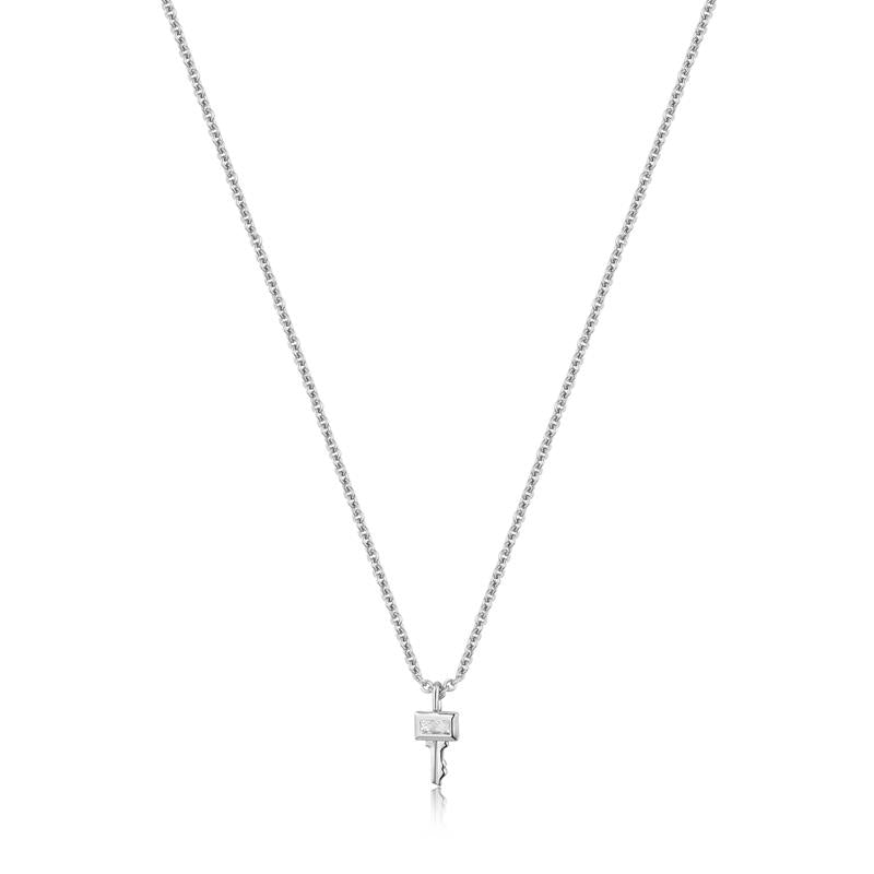 Ania Haie Under Lock and Key 925 Sterling Silver Necklace 2002-AH-N032-03H-zoom-